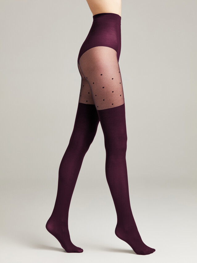Колготки женские FANTASY SENSATION, р.2, marsala - 2