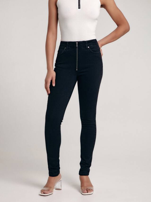 Брюки джинсовые женские CE CON-441, р.170-102, washed black - 1