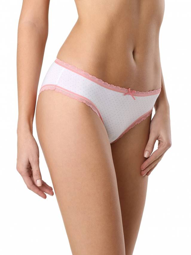 Трусы женские LAZY DAYS LB 1003 (на вешалке),р.90, white-dusty rose - 1