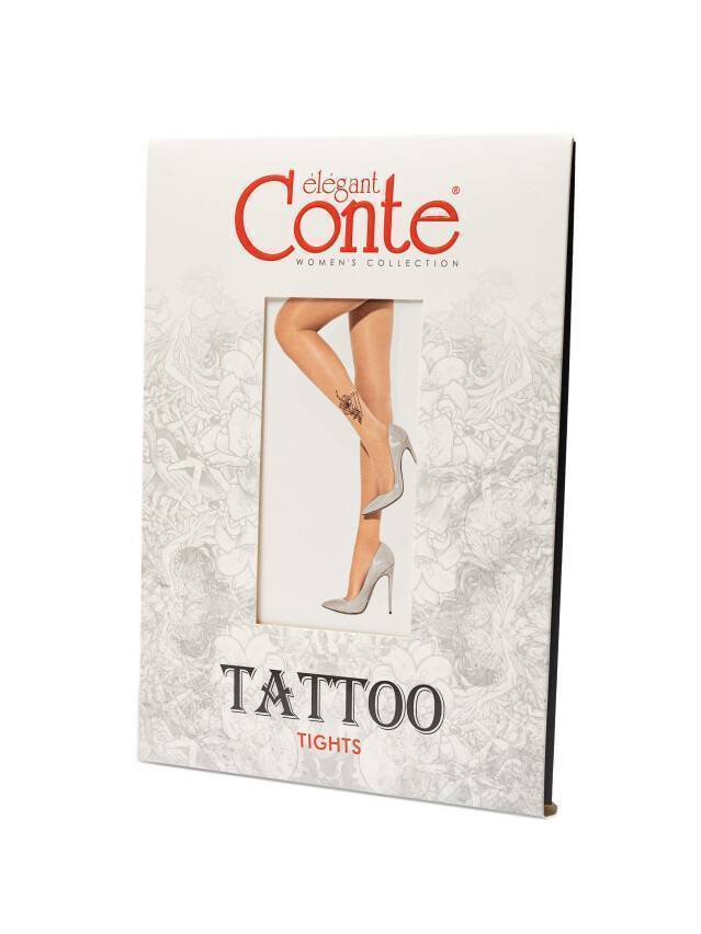 Колготки женские CE FANTASY TATTOO 20С-17СП, р.2, 005 natural - 3