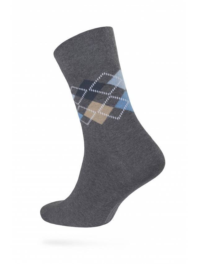 Носки мужские COMFORT (меланж) 7С-26СП, р. 40-41, темно-серый, рис. 014 - 1