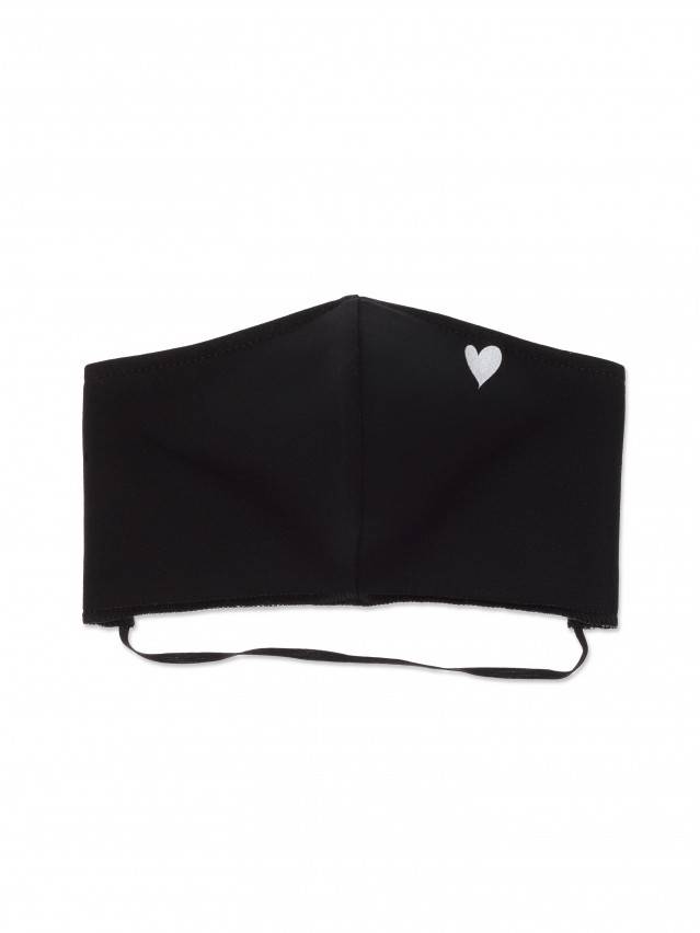 Повязка на лицо F 06, р.15 х 23, black - 4
