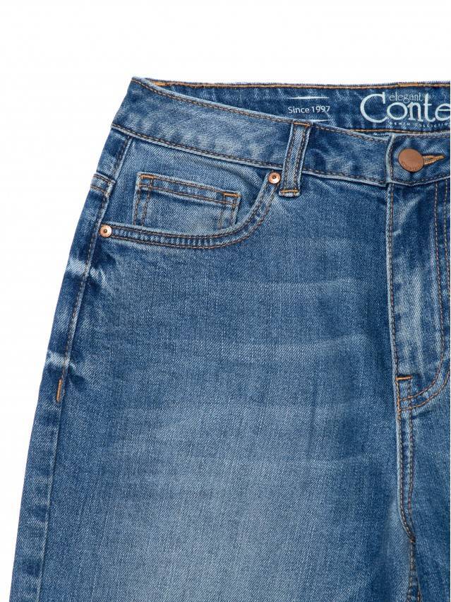 Джинсы Mom Fit с высокой посадкой CON-187, р.170-90, mid blue - 6