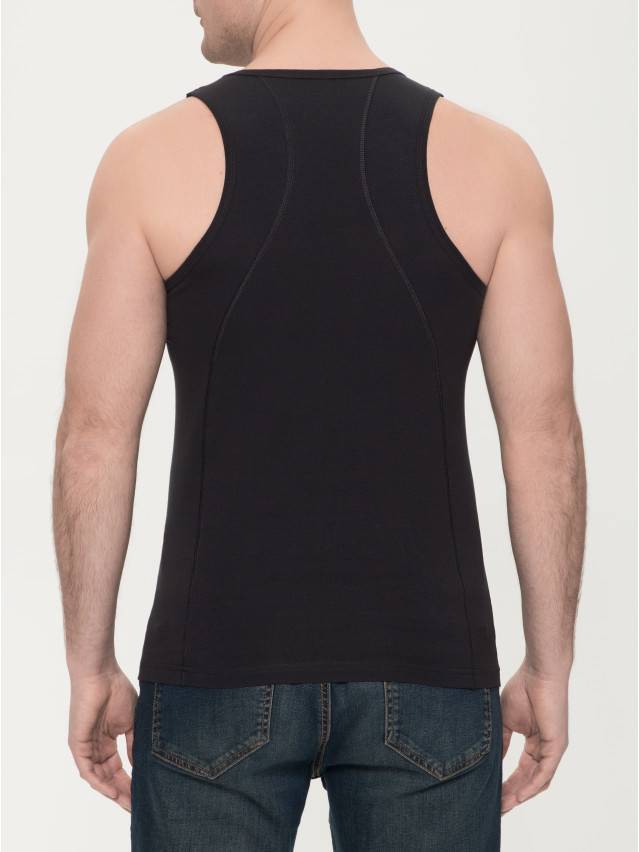 Майка мужская BASIC MM 863, р.182-104, black - 3