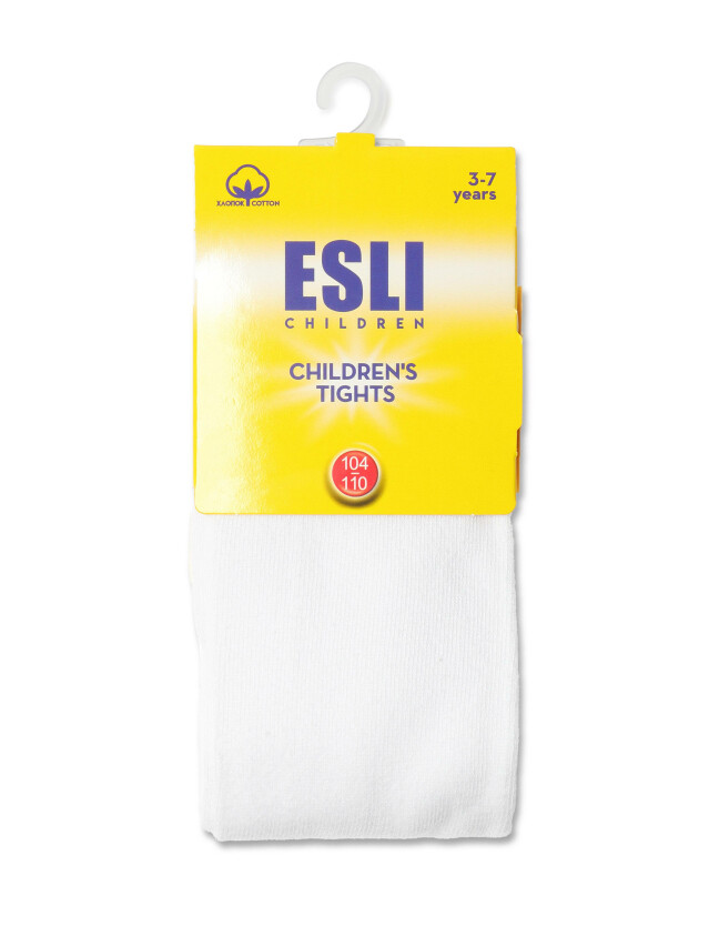 Колготки детские ESLI 19С-188СПЕ, р.104-110 (16),000 белый - 2
