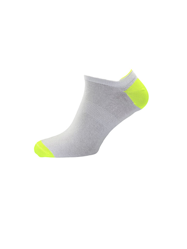 Носки мужские MS M0209S (ультракороткие),р.40-41, 00 белый-салатовый - 1