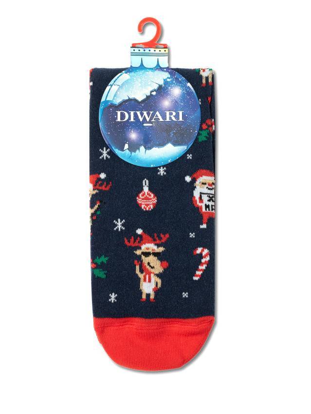 Носки мужские DW NEW YEAR 20С-62СП, р.42-45, 517 темно-синий - 2