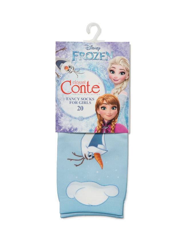 Носки для девочек нарядные ©Disney Frozen 50 18С-203СПМ, р.18, 303 - 2