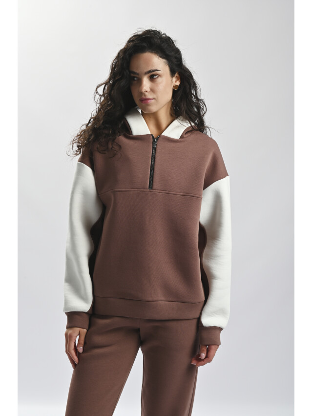 Джемпер женский EL 11525/1, р.S, chocolate mousse - 3