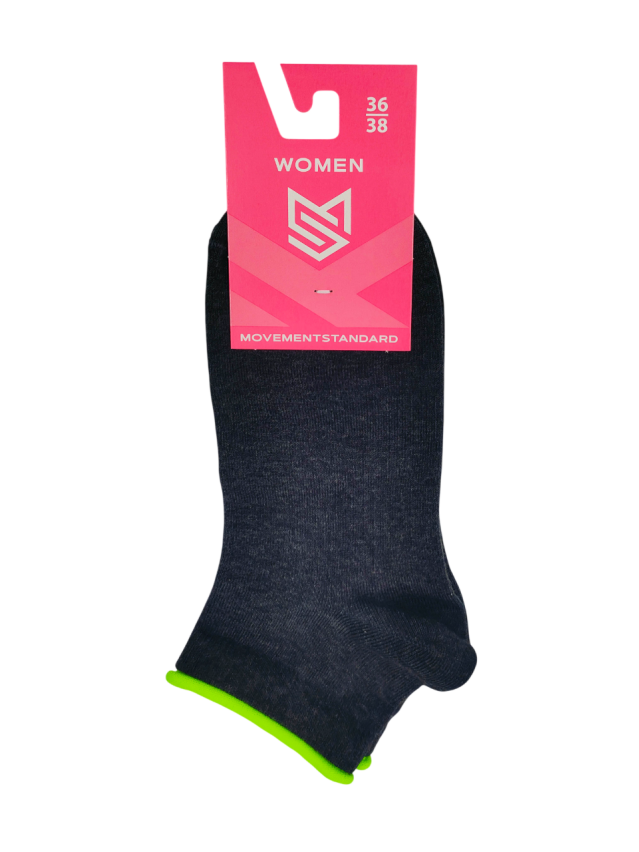 Укороченные носки с цветной резинкой M0116S - 2