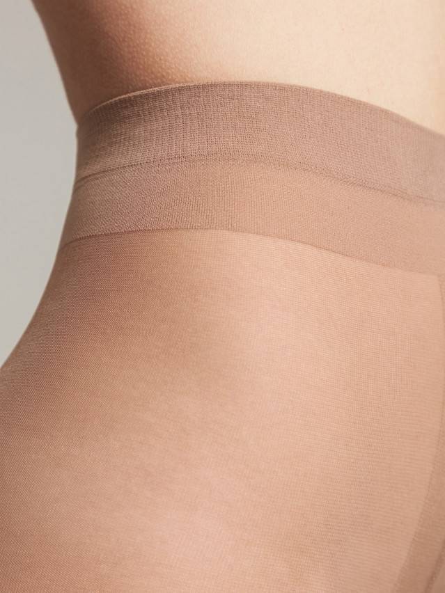 Колготки полиамидные женские DRESS CODE 15 8С-59СПD, p. 2, beige - 1