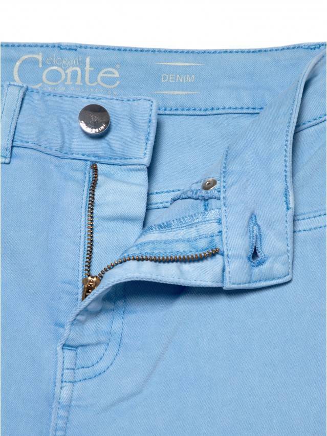 Джинсы skinny с высокой посадкой CON-237, р.170-102, washed lavander blue - 7