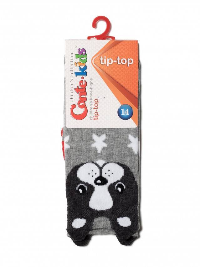 Гольфы детские TIP-TOP (мордашки) 19С-141СП, р.14, 042 серый - 2