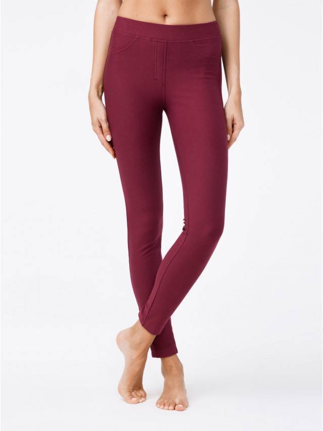 Джеггинсы WINDY, р.164-90, dark bordo - 1