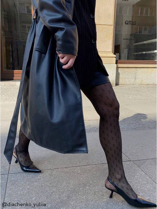 Колготки женские CE FANTASY STREET, р.2, nero - 1