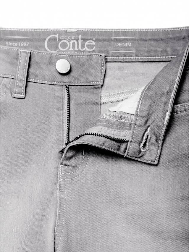 Джинсы Skinny с высокой посадкой CON-117, р.170-90, light grey - 7