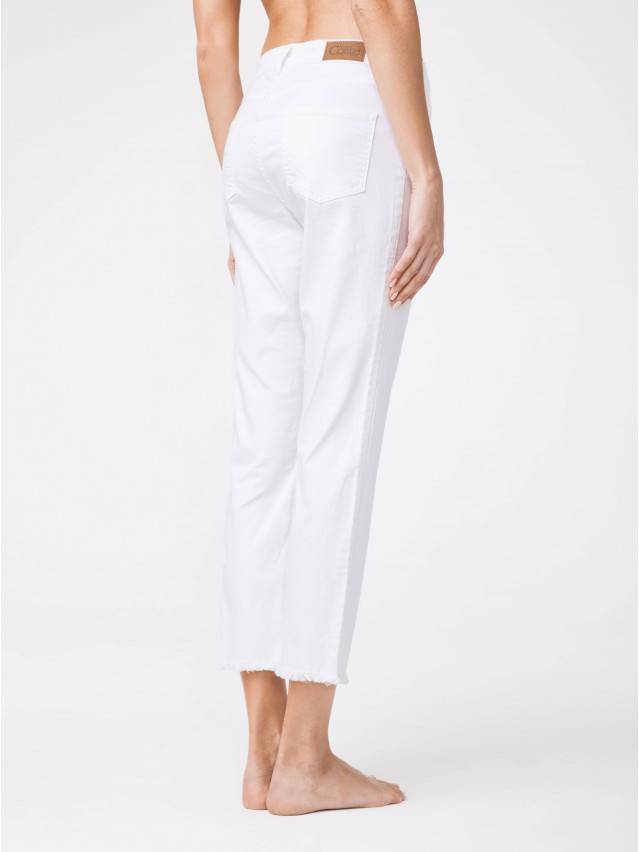 Джинсы Straight Fit со средней посадкой CON-118, р.170-90, white. Рекомендуем к покупке меньший размер (обхват бедер). - 3