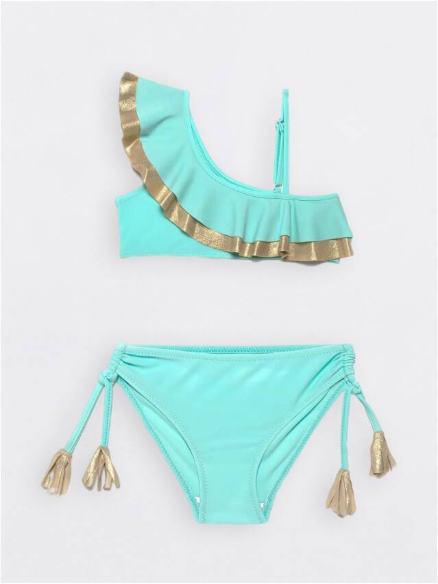 Костюм купальный для девочек CE GOLD WAVES, р.110,116-56, sky blue - 1