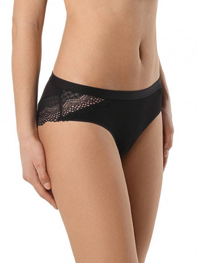 Трусы женские MODERNISTA LHP 994 (на вешалке),р.90, black - 1