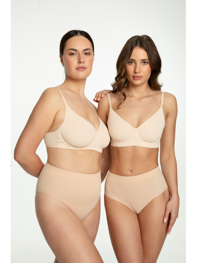 Трусы жен. seamles maxi JL 471, р.XL, бежевый - 1