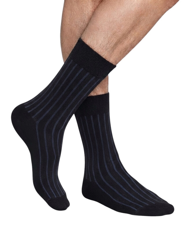 Носки муж. MS M0201S, р.40-41, 49 черный - 1
