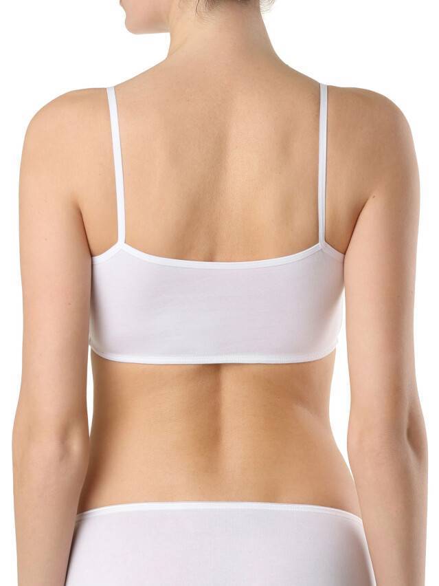 Бюстье женское хлопковое LBE 2017, размер 84 / XS, белый - 5