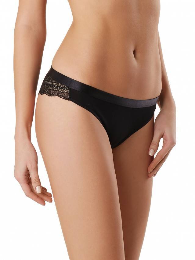 Трусы женские FLIRTY LBR 1018 (на вешалке),р.90, black - 1