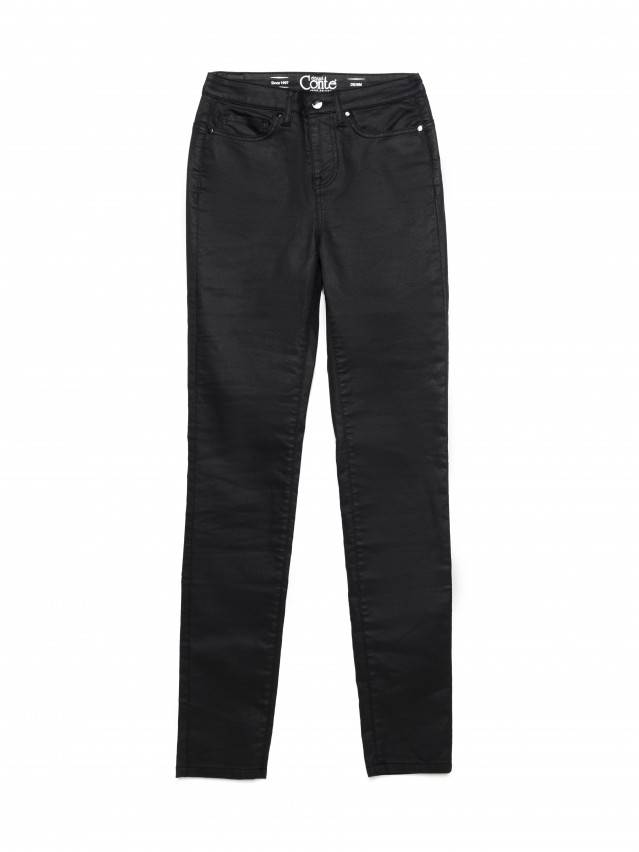 Джинсы skinny высокой посадкой CON-172B, р.170-102, deep black - 3
