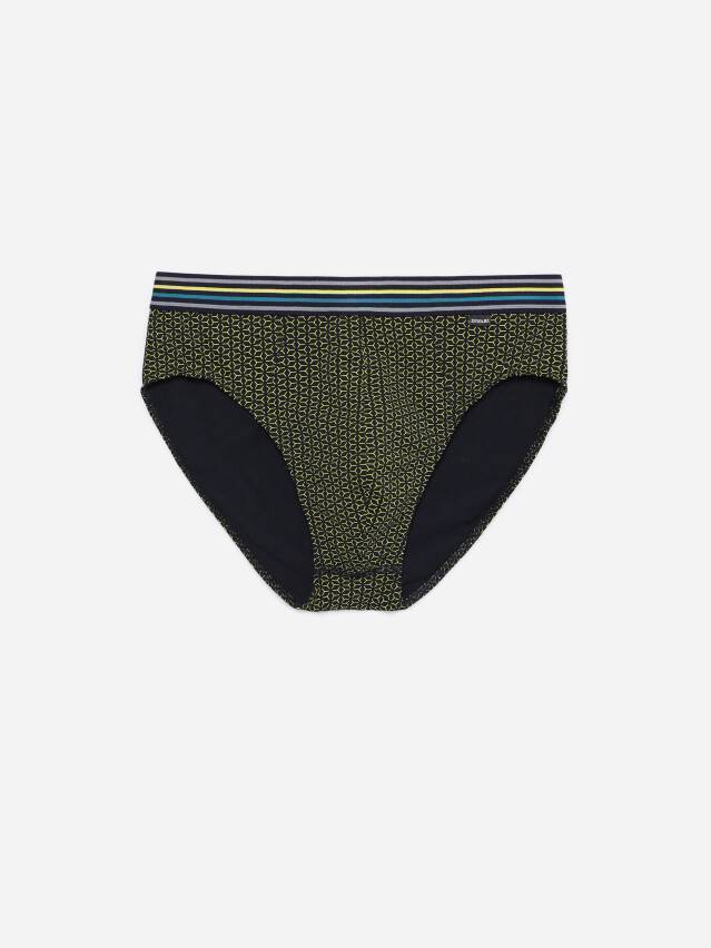 Трусы мужские SHAPE MSL 869 (в коробке),р.78,82, navy-yellow - 1