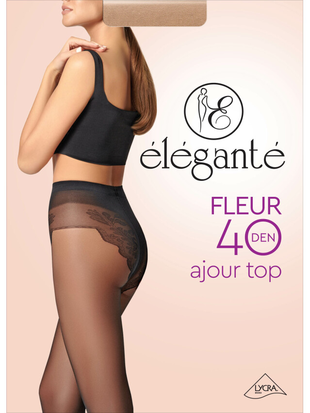 Колготки женские EL FLEUR 40, р.2, nero - 1