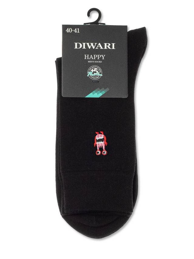 Носки мужские DW HAPPY 20С-36СП, р.40-41, 513 черный - 2