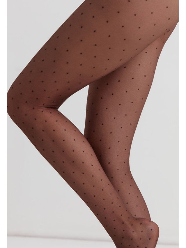 Колготки женские FANTASY DOTS, p. 2, chocolate - 1