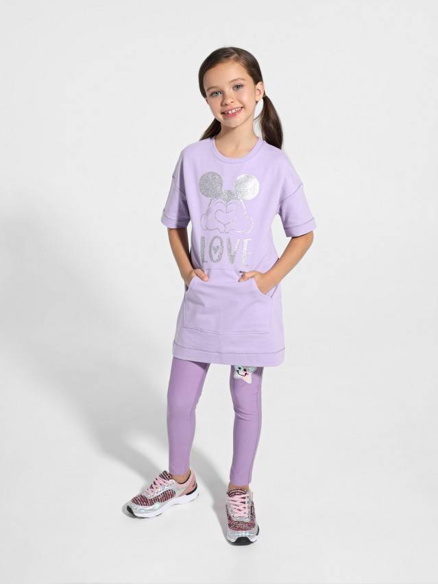 Туника для девочек ©Disney DTH 956, р.128,134-68, blooming lilac - 3