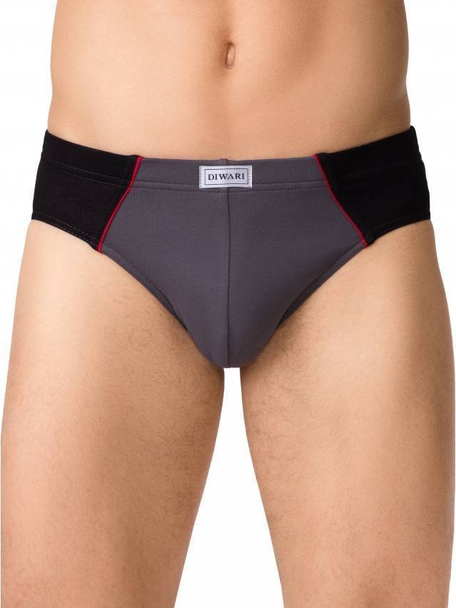 Трусы мужские BASIC SLIP 120 (в коробке) 9С-222ТСП, p. 78,82/S, grafit - 1