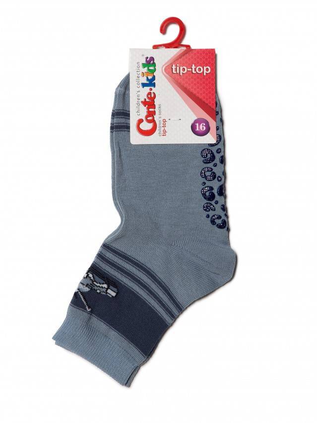Носки хлопковые детские TIP-TOP (антискользящие) 7С-54СП, p. 16, серый, рис. 161 - 3