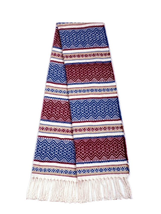ESLI Шарф женский ES057, р.180,0х50,0, бордово-синий - 1