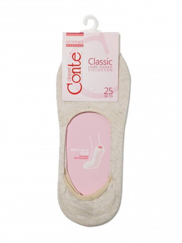 Подследники женские вискозные CLASSIC 18С-175СП, р. 36-37, 000 бежевый - 3