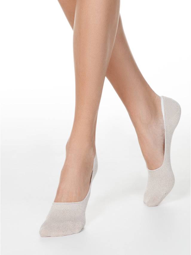 Подследники женские CLASSIC (люрекс) 17С-62СП, р. 36-37, кремовый, рис. 000 - 1