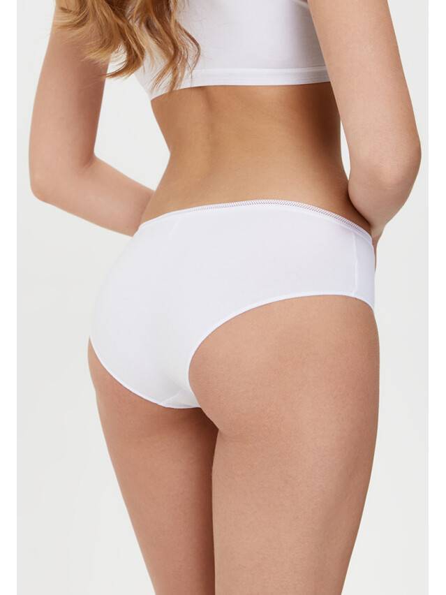 Женские трусы-хипстеры из хлопка LHP 2003, 90 / XS, белый - 3