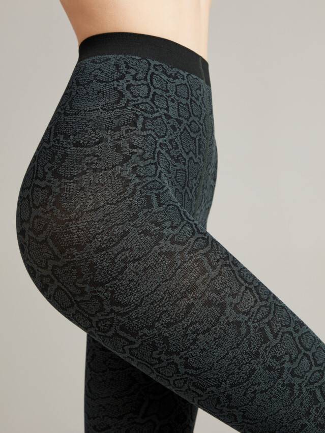 Колготки женские FANTASY PYTHON, р.2, verde - 4