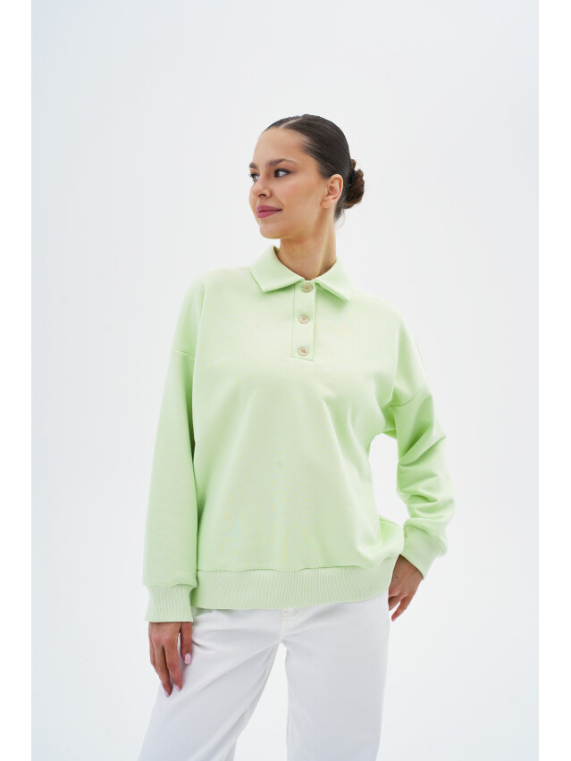 Джемпер женский EL 3376, р.S, pistachio ice cream - 1