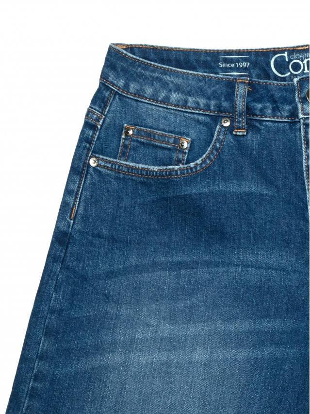 Джинсы Mom Fit с высокой посадкой CON-189, р.170-102, mid blue - 6