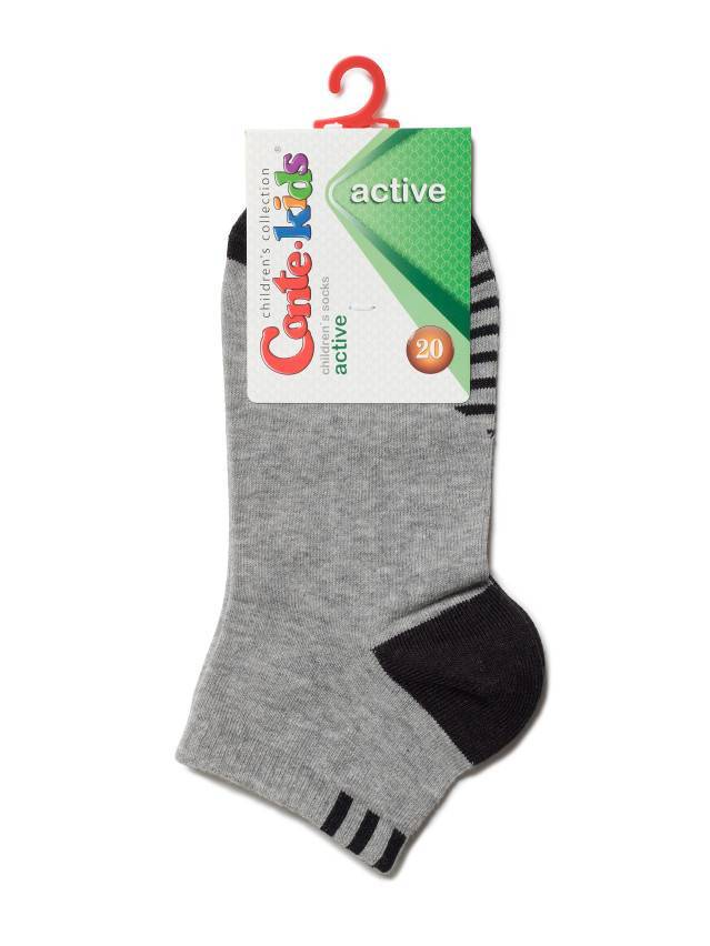 Носки детские ACTIVE (короткие) 13С-34СП, р.20, 509 серый - 2