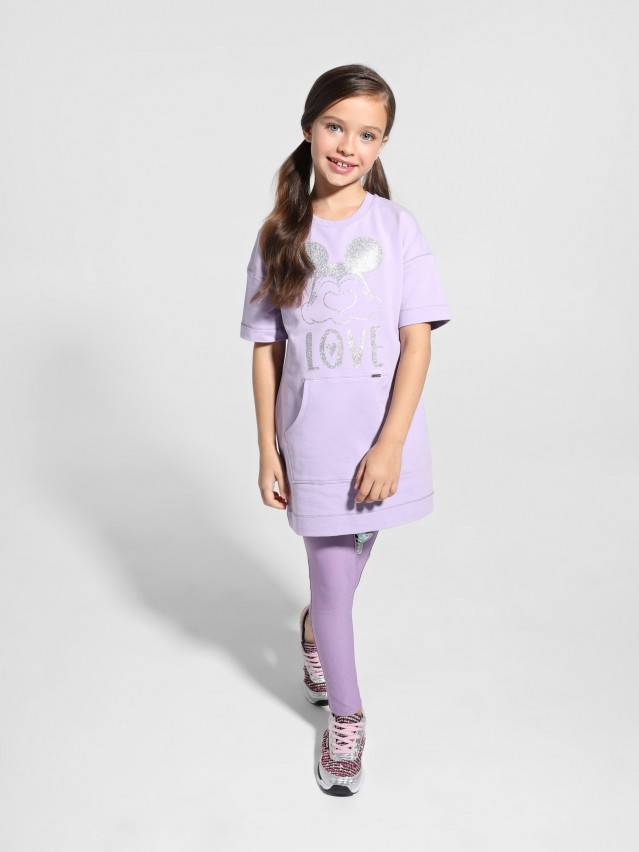 Туника для девочек ©Disney DTH 956, р.128,134-68, blooming lilac - 2
