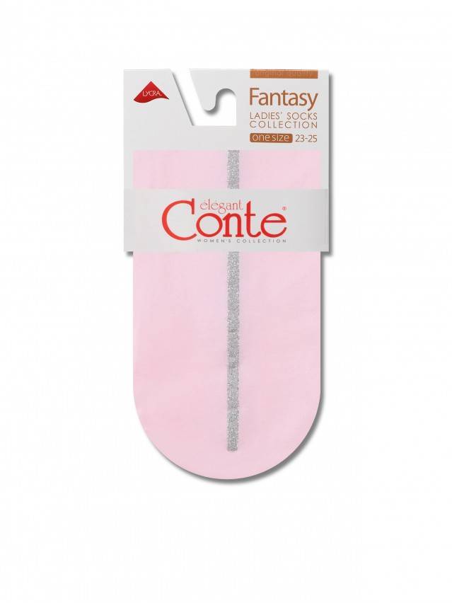 Носки полиамидные женские FANTASY (люрекс) 16С-125СП, р. 36-39, light pink - 4