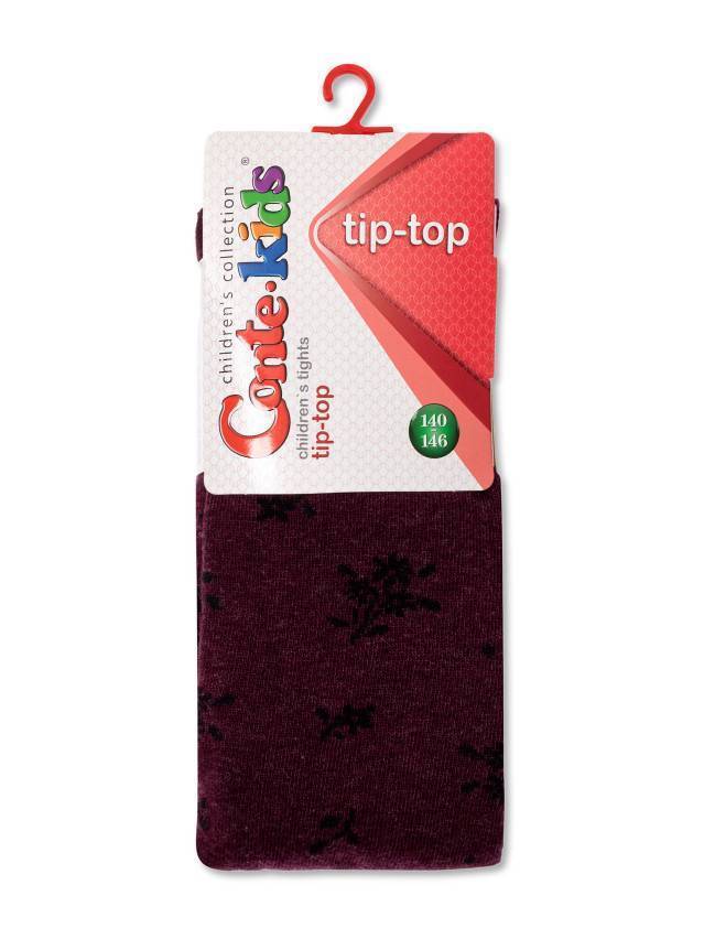 Колготки детские TIP-TOP, р.140-146 (22),549 темно-бордовый - 2