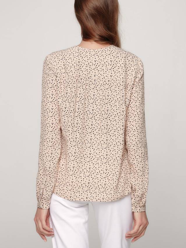 Блузка женская CE LBL 1178, р.170-84-90, beige-multi - 4