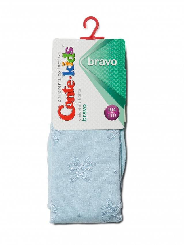 Колготки хлопковые детские BRAVO (жаккардовые) 14С-123СП, p. 104-110, светло-голубой, рис. 370 - 2