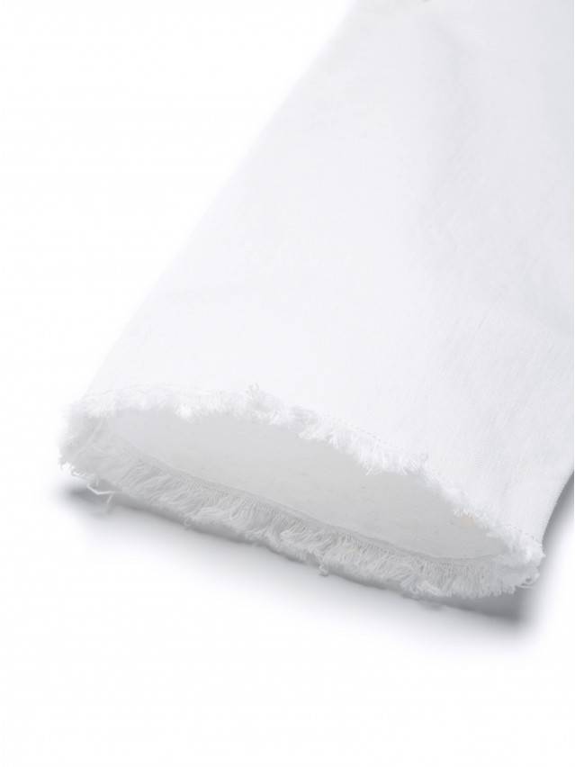 Джинсы Straight Fit со средней посадкой CON-118, р.170-90, white. Рекомендуем к покупке меньший размер (обхват бедер). - 9