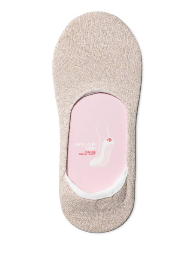 Подследники женские CLASSIC (люрекс) 17С-62СП, р. 36-37, кремовый, рис. 000 - 2